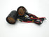 Direciconales para motos Negro mate Mica naranja (Jgo)